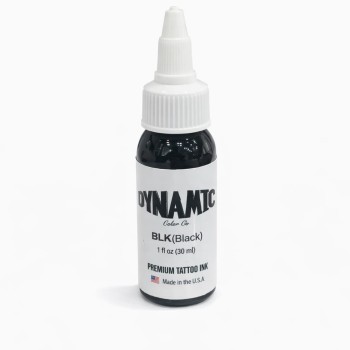 Dynamic Color Black Tattoo Ink 1 Oz - Siyah Dovme Boyası