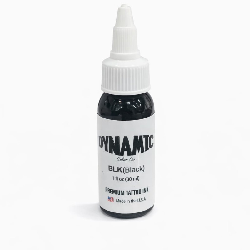 Dynamic Color Black Tattoo Ink 1 Oz - Siyah Dovme Boyası