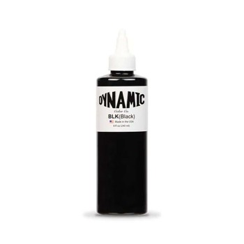 Dynamic Color Black Tattoo Ink 8 Oz - Siyah Dovme Boyası