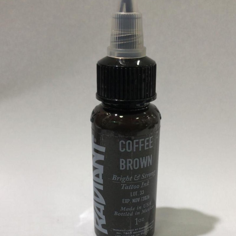 Radiant Coffee Brown Dövme Boyası 1/2 Oz