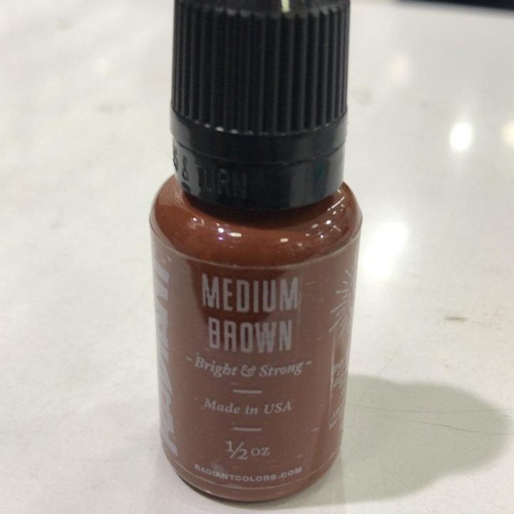 Radiant Medium Brown Dövme Boyası 1/2 Oz