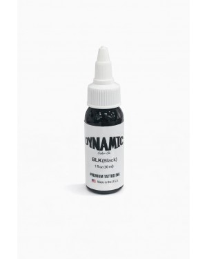 Dynamic Color Black Tattoo Ink 1 Oz - Siyah Dovme Boyası