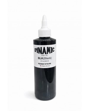 Dynamic Color Black Tattoo Ink 8 Oz - Siyah Dovme Boyası